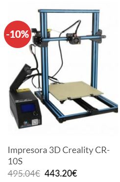 Impresora3d cupon descuento